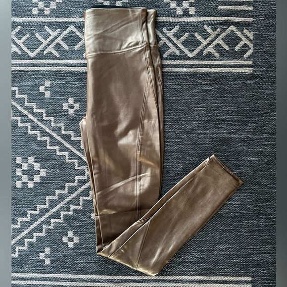 Spanx liquid metallic leggings. Small - Picture 3 of 3